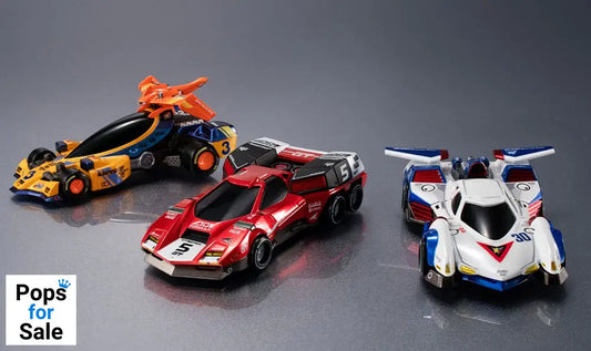 Future GPX Cyber Formula Vehicles 3-Pack Asurada G.S.X & Albatrander 602 & Aoi Superion GT Set Heritage Edition 7 cm