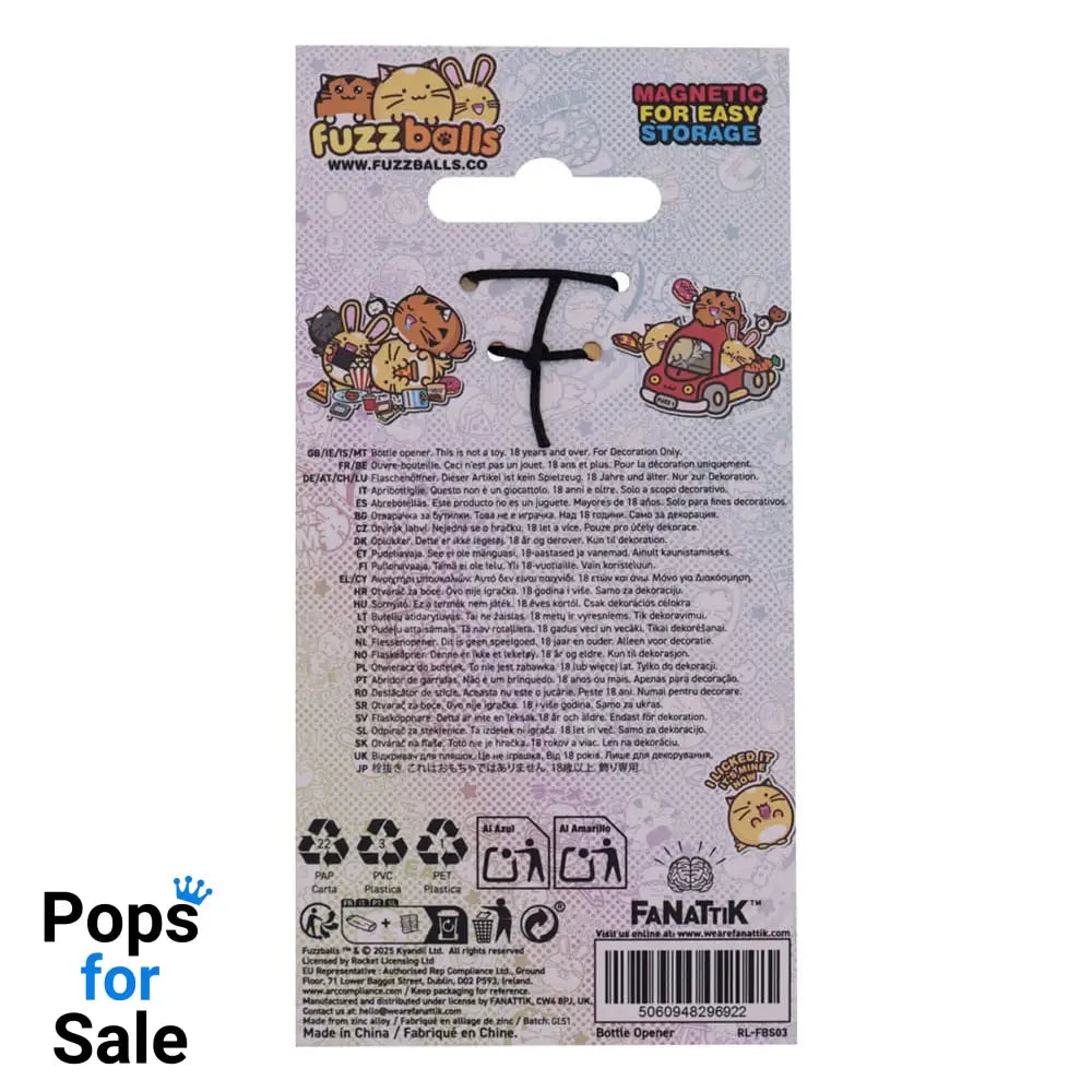 Fuzzballs Bottle Opener Whisky