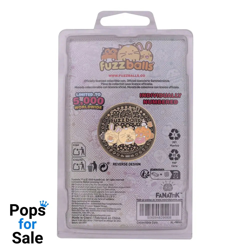 Fuzzballs Collectable Coin Whisky Limited Edition