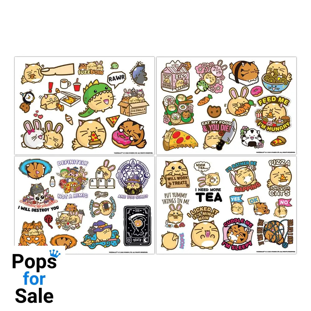 Fuzzballs Tech Sticker Pack Patches & Stickers