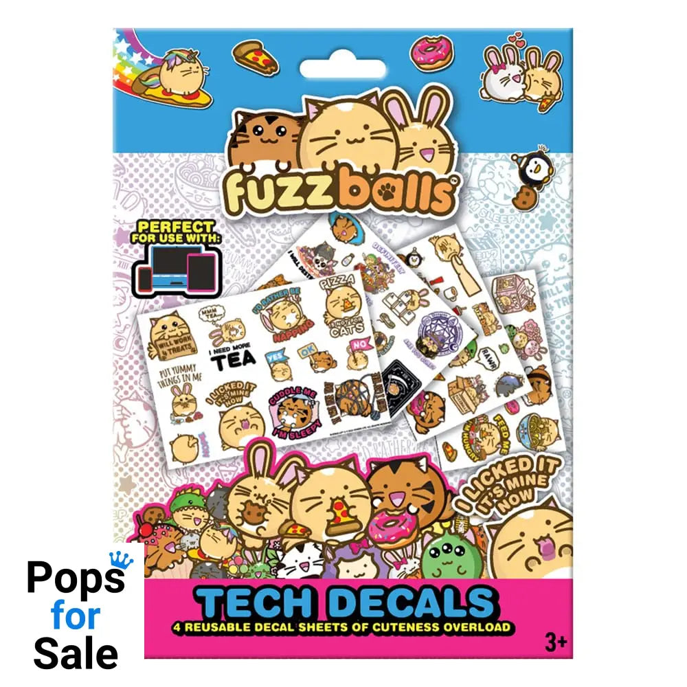 Fuzzballs Tech Sticker Pack