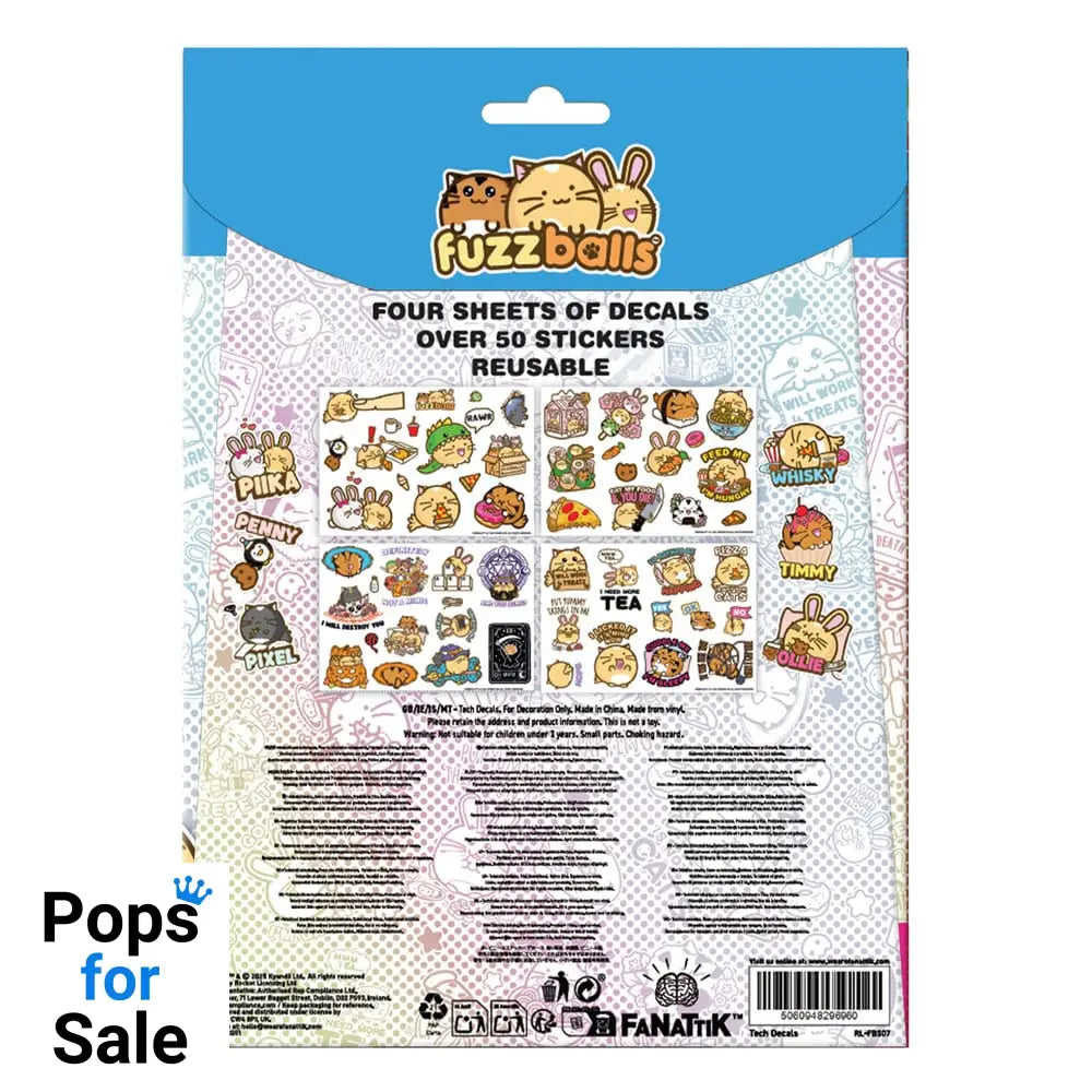 Fuzzballs Tech Sticker Pack