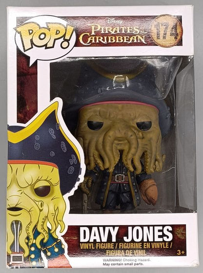#174 Davy Jones - Disney Pirates Of The Caribbean Box Damaged Funko POP