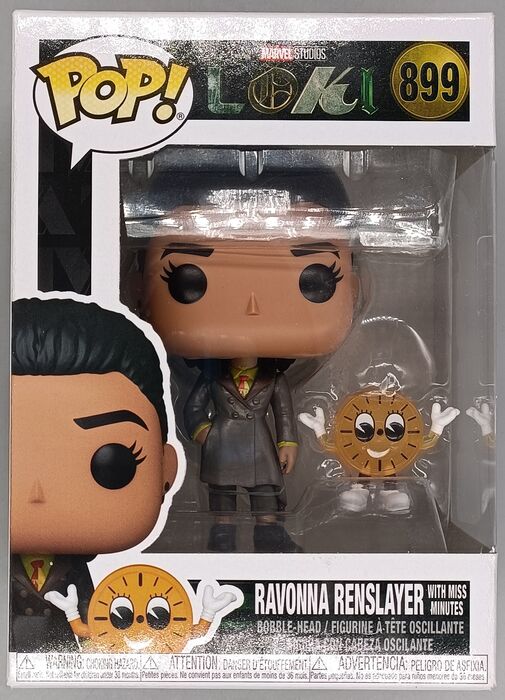 #899 Ravonna Renslayer (with Miss Minutes) Marvel Loki Box Damaged Funko POP