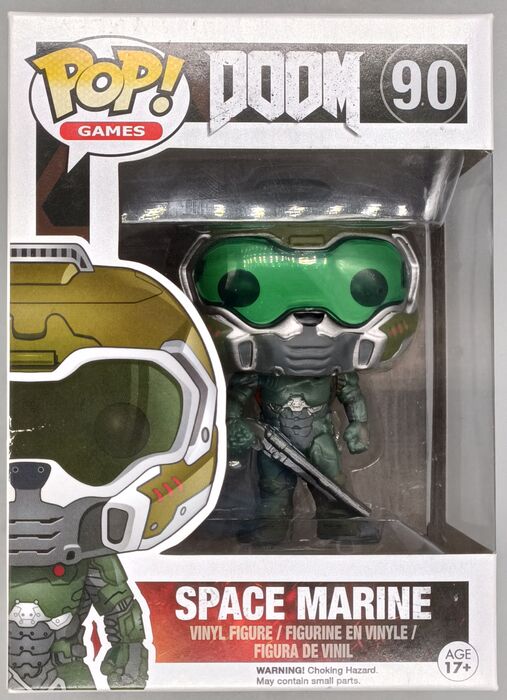 #90 Space Marine - DOOM - Box Damaged Funko POP