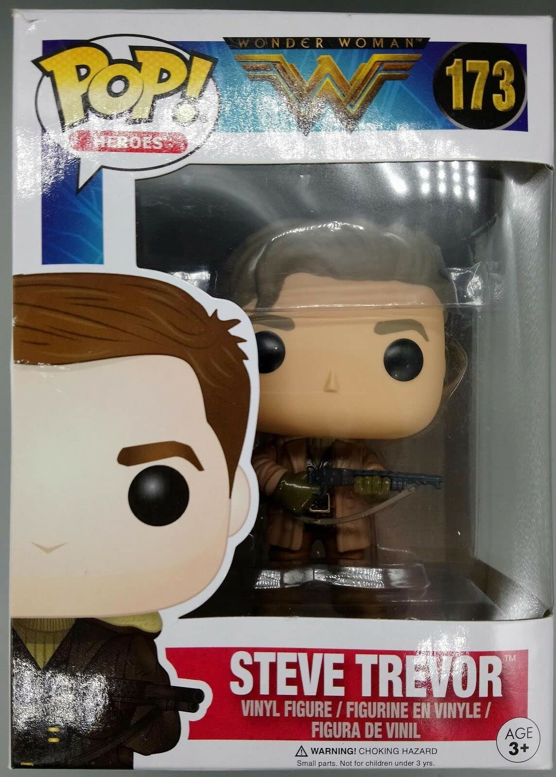 173 Steve Trevor - DC Wonder Woman - Funko POP - Box Damaged