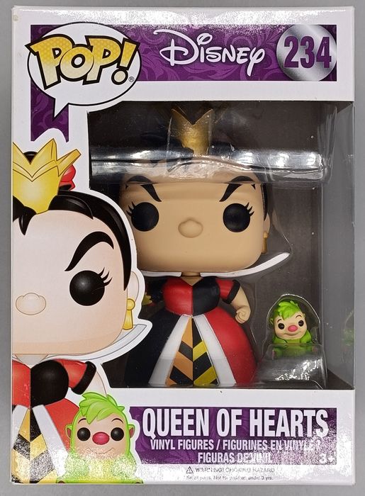 #234 Queen of Hearts (Hedgehog) Disney Alice in Wonde Box Damaged Funko POP