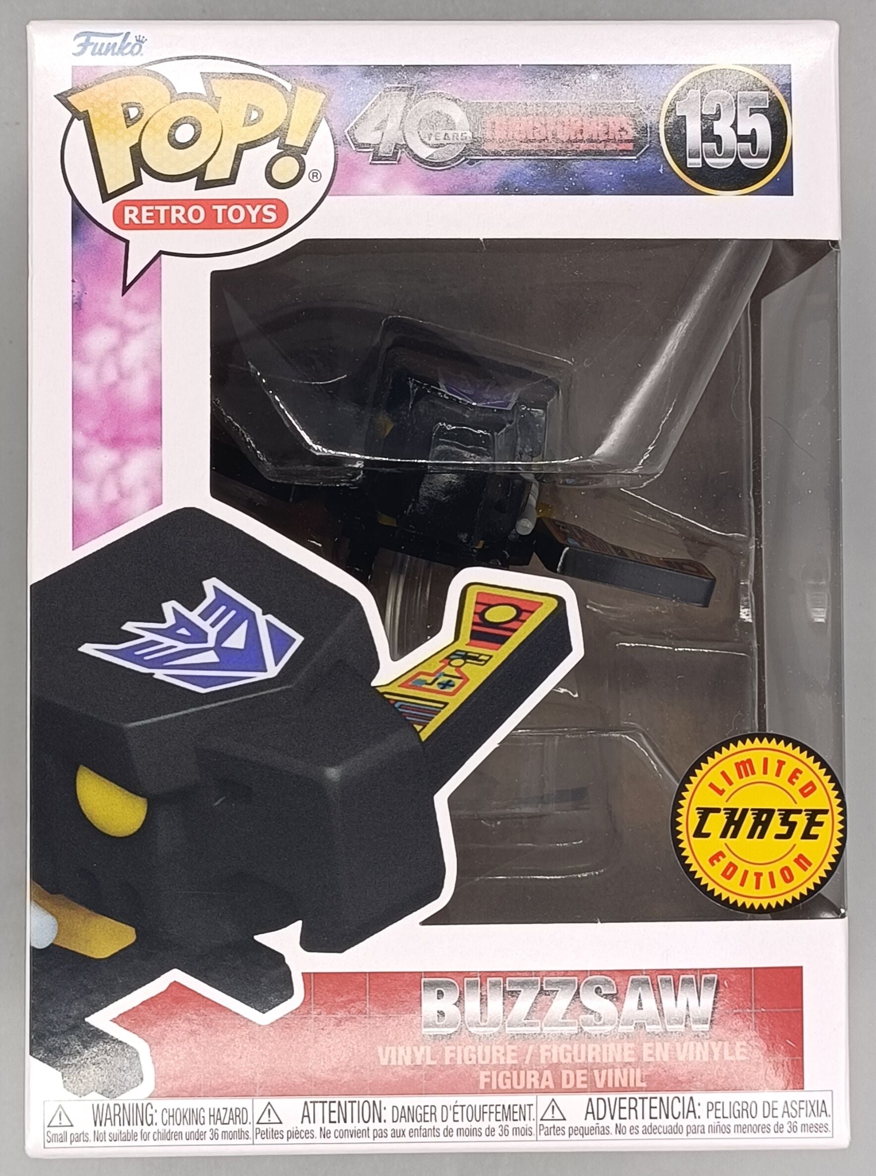 135 Buzzsaw (Chase) - Transformers: More Then Meets The Eye Funko POP - Brand New