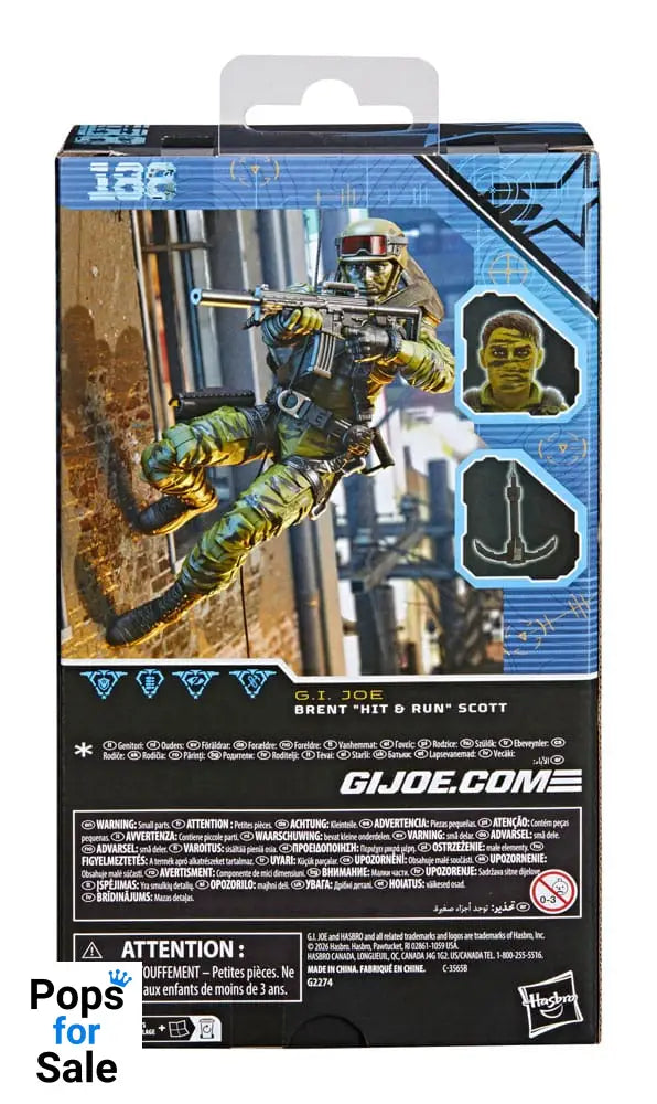 G.I. Joe Classified Series Action Figure Brent &quot;Hit & Run&quot; Scott 15 cm