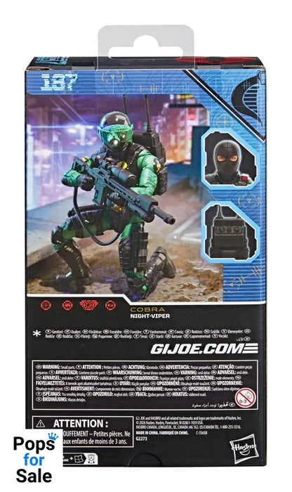 G.I. Joe Classified Series Action Figure Night-Viper 15 cm