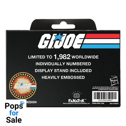 G.I. Joe Collectable Coin A Real American Hero 60th Anniversary 24k Gold Plated Limited Edition