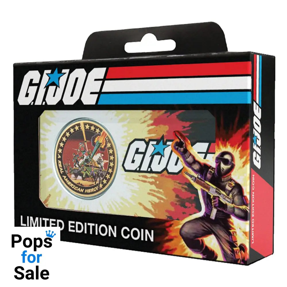 G.I. Joe Collectable Coin A Real American Hero 60th Anniversary 24k Gold Plated Limited Edition