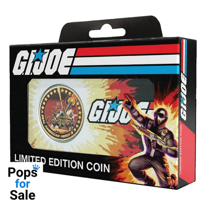 G.I. Joe Collectable Coin A Real American Hero 60th Anniversary 24k Gold Plated Limited Edition