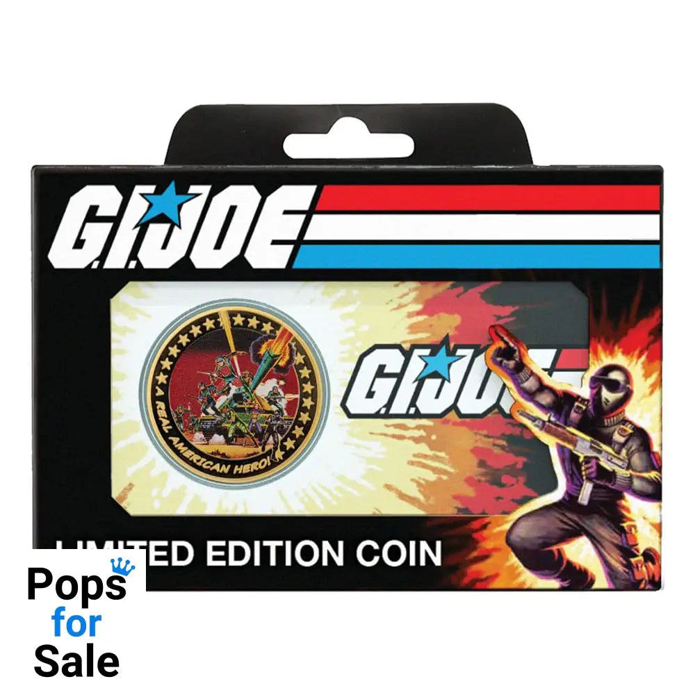 G.I. Joe Collectable Coin A Real American Hero 60th Anniversary 24k Gold Plated Limited Edition