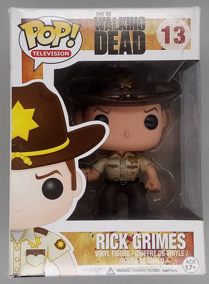 13 Rick Grimes - The Walking Dead - Funko POP - Box Damaged