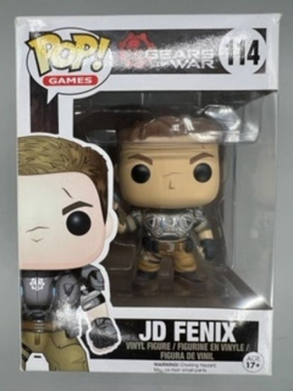 #114 JD Fenix - Gears of War - Funko POP - Box Damaged