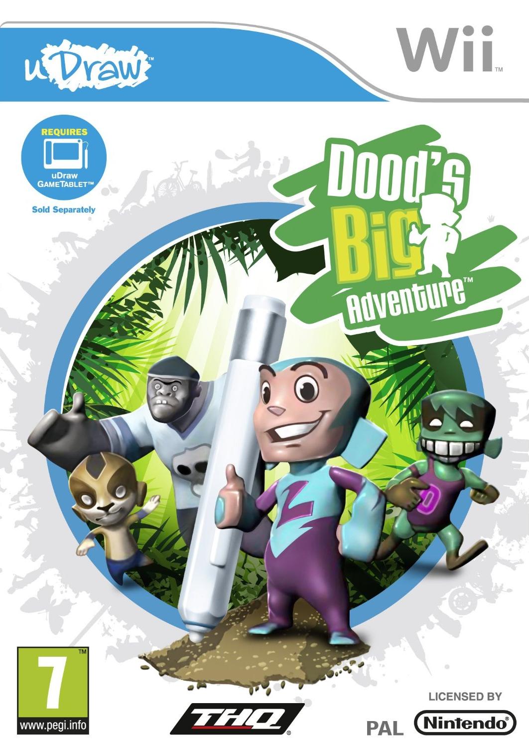 Dood's Big Adventure - uDraw for Nintendo Wii [Disc Only - No Box or Instructions]