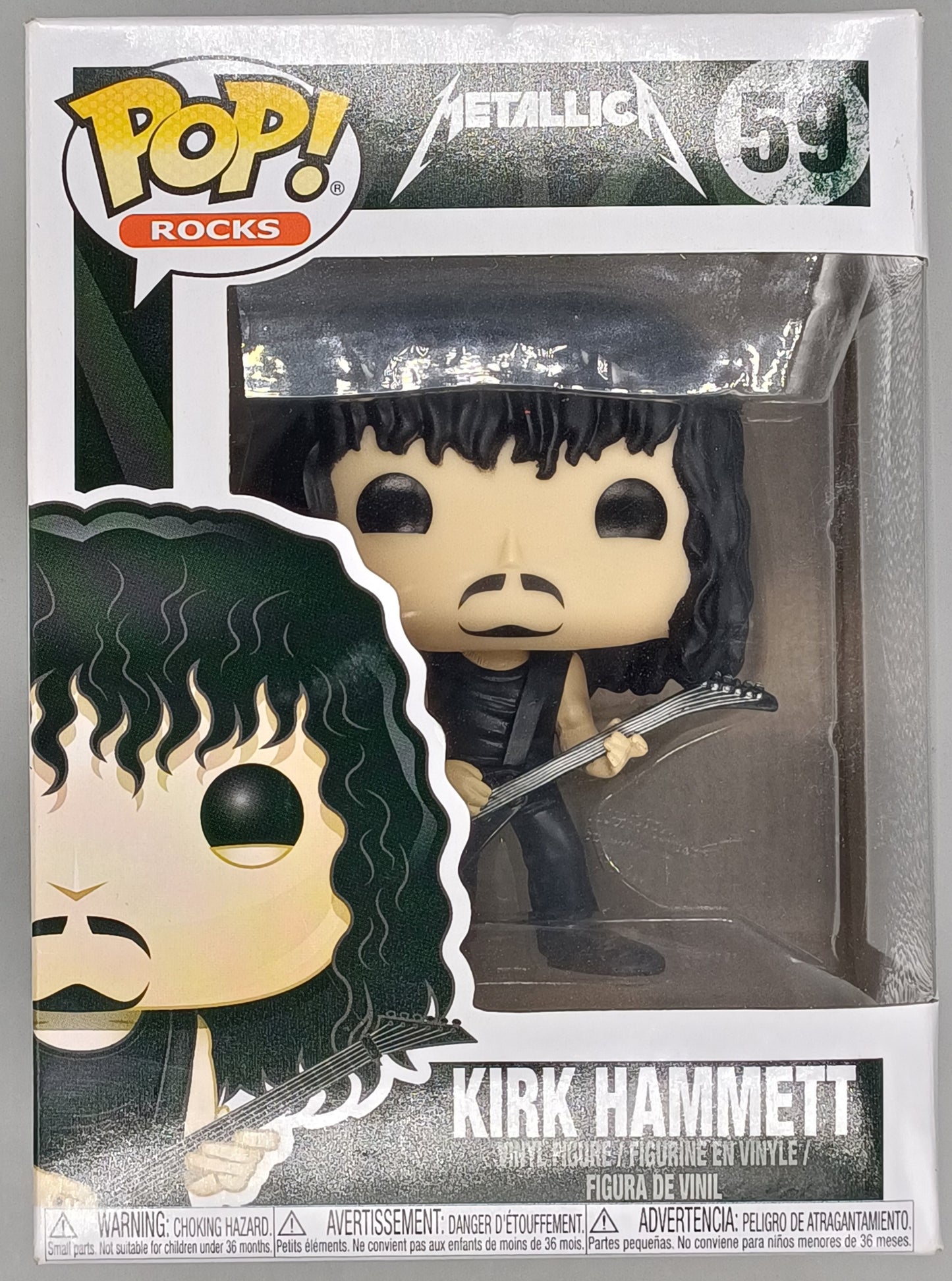 59 Kirk Hammett - Rocks - Metallica - Box Damaged Funko POP