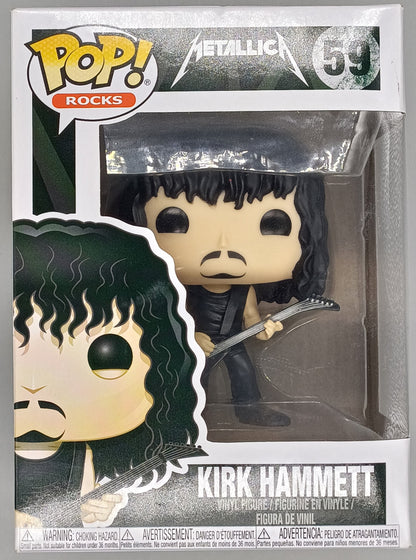 59 Kirk Hammett - Rocks - Metallica - Box Damaged Funko POP