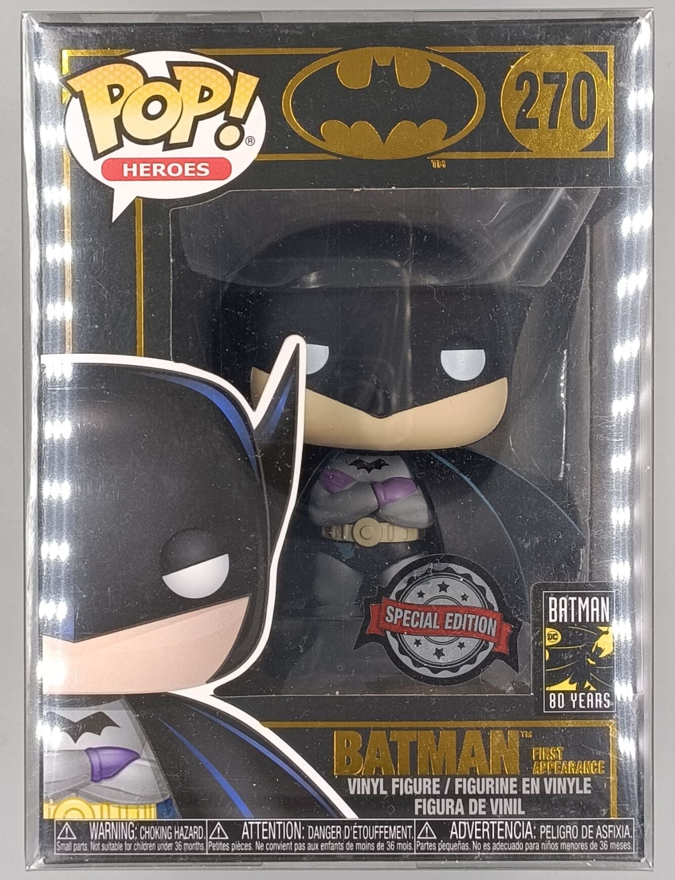 270 Batman (First Appearance, Sun Faded) - DC Batman 80th Anniversary Funko POP
