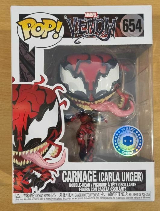 #654 Carnage (Carla Unger) Marvel Venom Funko POP