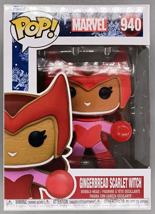 #940 Gingerbread Scarlet Witch - Marvel Holiday Funko POP