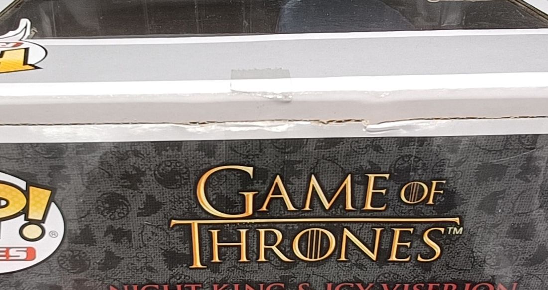 58 Night King & Icy Viserion Glow Game of Thrones Funko POP - Box Damaged