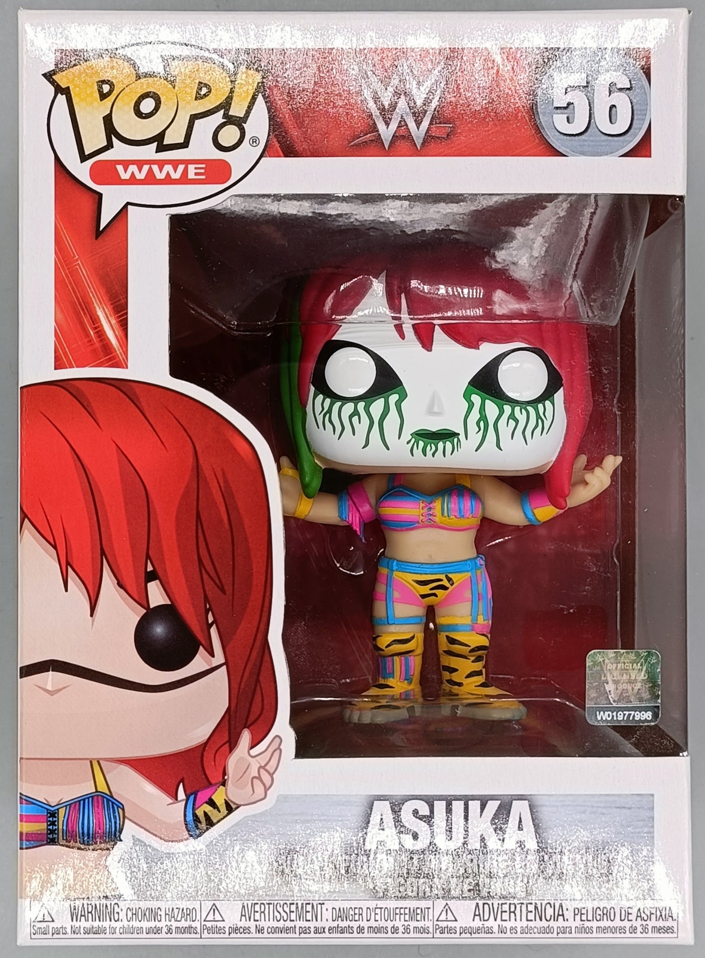 56 Asuka with Mask (Green) - WWE Funko POP