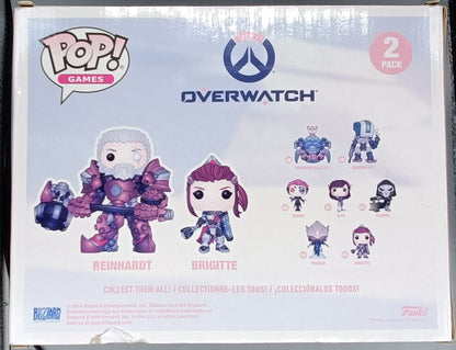 Reinhardt and Brigitte - Overwatch - Box Damaged Funko POP