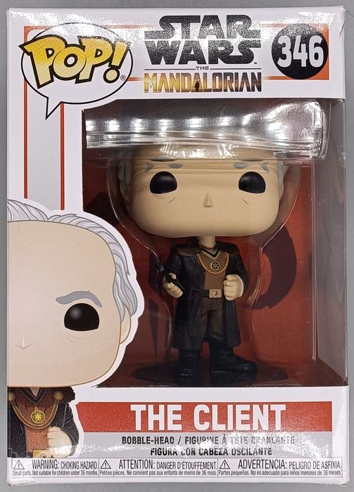 346 The Client - Star Wars The Mandalorian Funko POP - Box Damaged