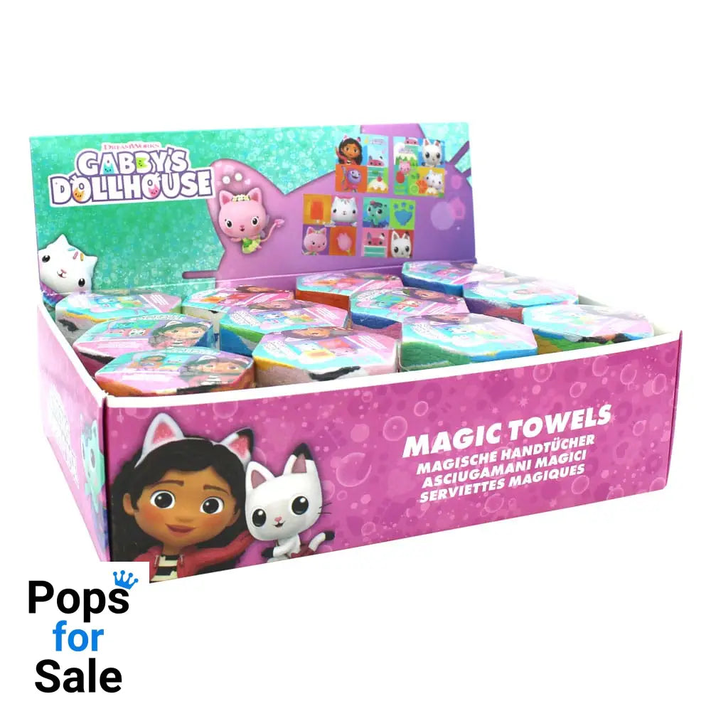 Gabby´s Dollhouse Magic Mini Towels 30 x 30 cm Display (36)