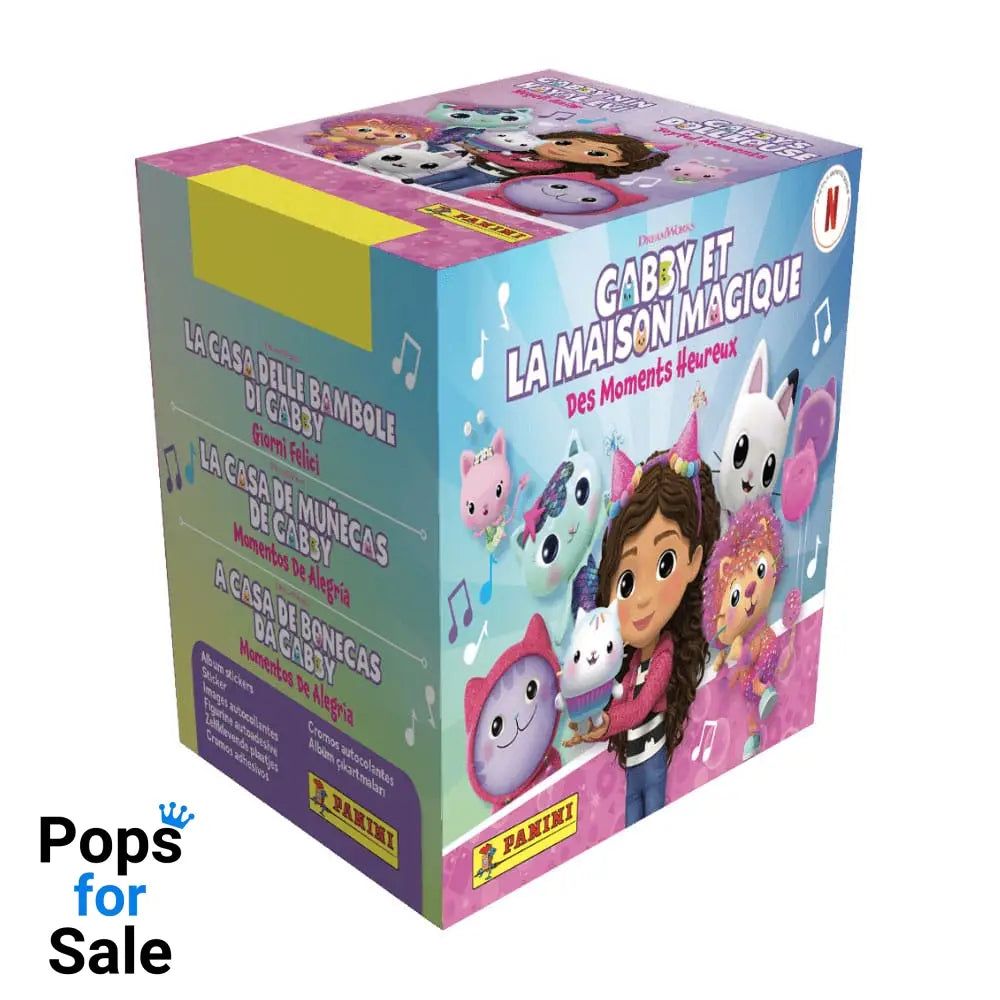 Gabby’s Dollhouse moments of happiness Stickers Box (50) Trading cards