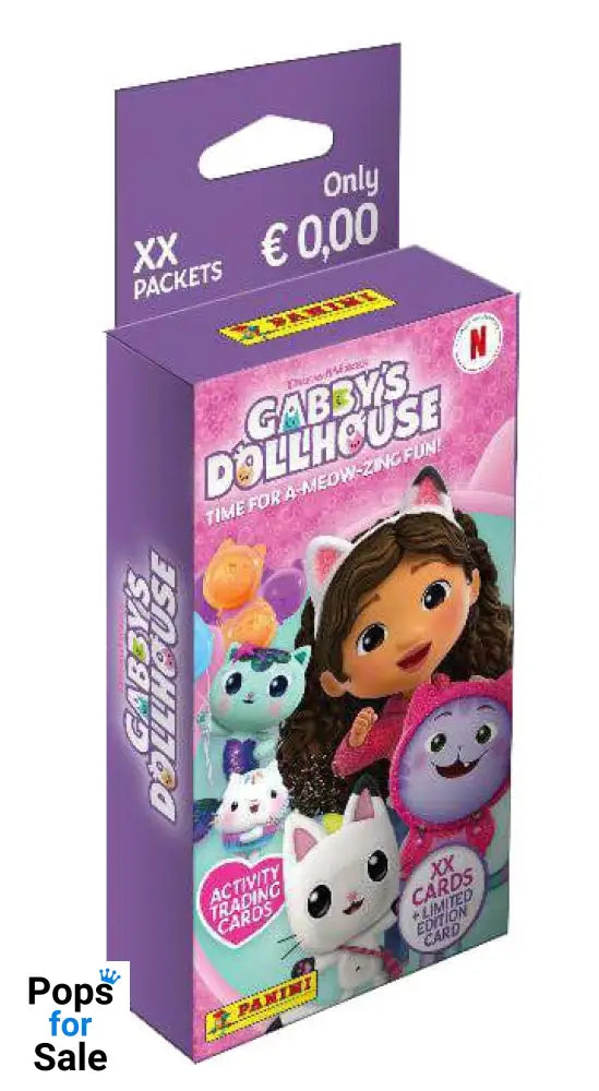 Gabby’s Dollhouse: Time for a Meow-Zing fun Sticker Collection Eco-Blister *German Version* Album & stickers