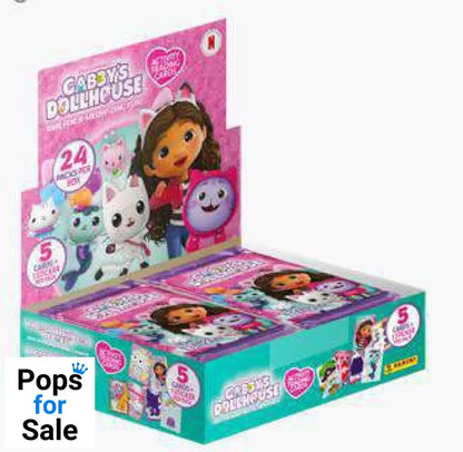 Gabby's Dollhouse: Time for a Meow-Zing fun Trading Cards Flow Packs Display (24)