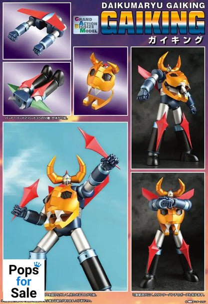 Gaiking Legend of Daiku-Maryu Soul of Chogokin Grand Action Bigsize Model Diecast Action Figure Gaiking 45 cm