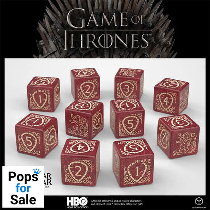 Game of Thrones Dice Set Lannister 10xD6 (10)