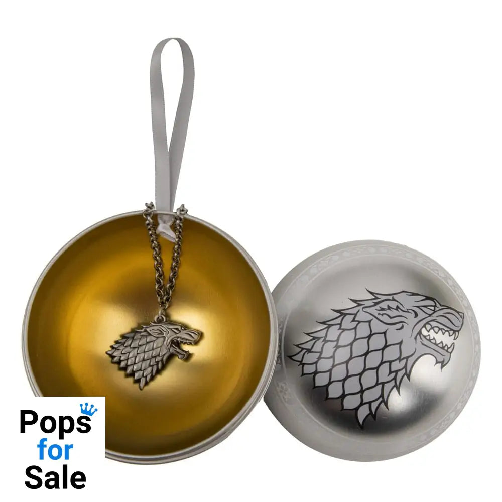 Game of Thrones tree ornament with Necklace Stark