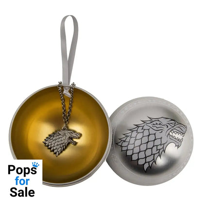 Game of Thrones tree ornament with Necklace Stark