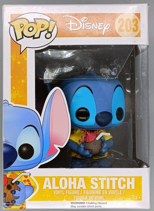 203 Aloha Stitch - Disney Lilo & Stitch - Box Damaged Funko POP