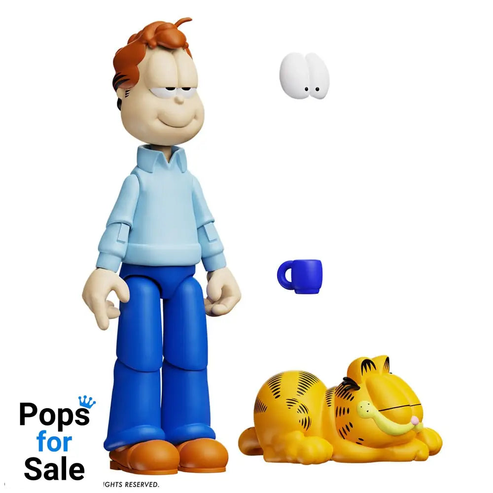 Garfield Action Figure Jon Arbuckle Deluxe Edition 19 cm