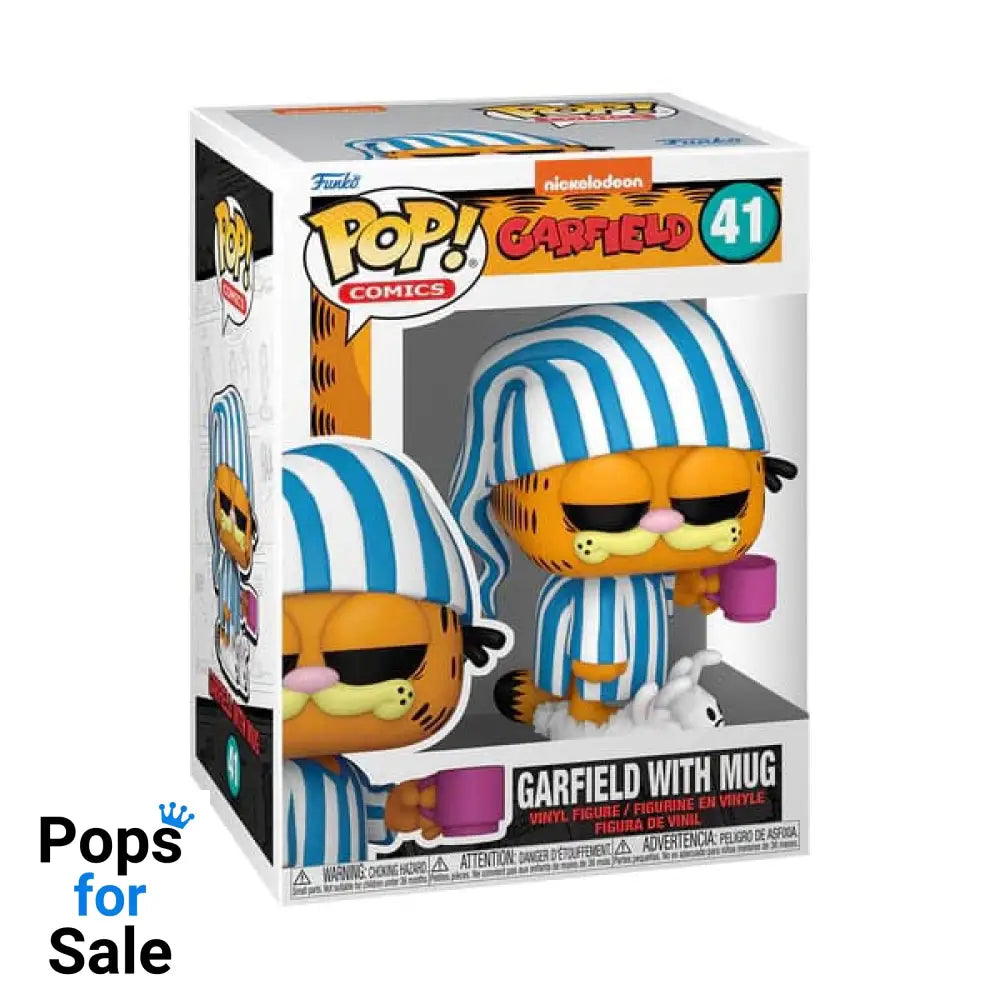 Garfield POP! Comics Vinyl Garfield w/Mug 9 cm