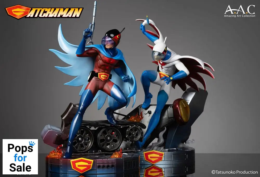Gatchaman Amazing Art Collection Statue Joe the Condor, Expert in Shooting 34 cm