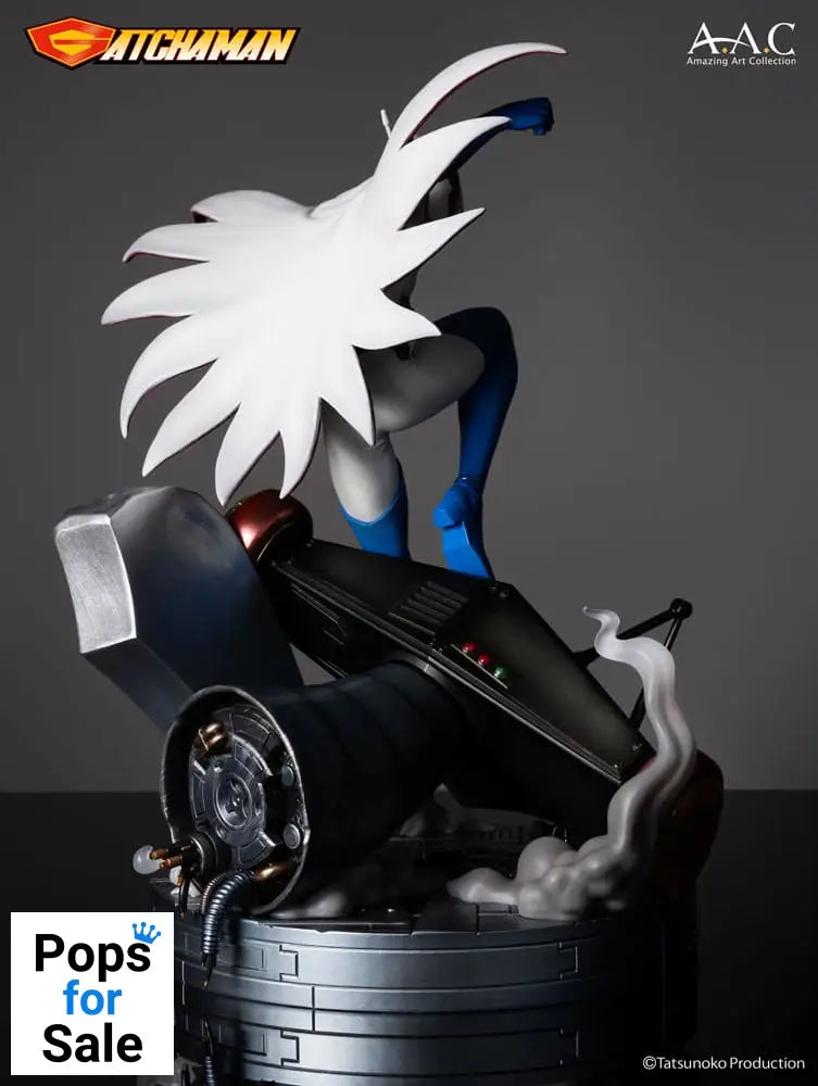 Gatchaman Amazing Art Collection Statue Ken the Eagle, The Leader of the Science Ninja Team 34 cm