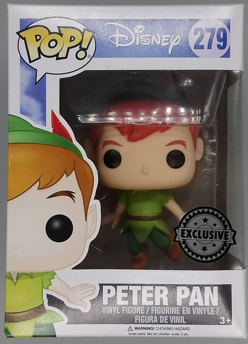 #279 Peter Pan (Flying) - Disney Peter Pan - Box Damaged Funko POP