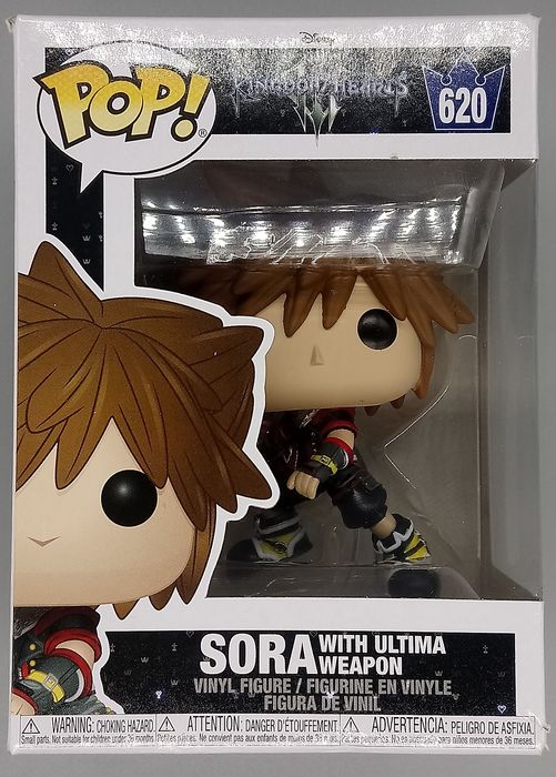 620 Sora (with Ultima Weapon) - Disney Kingdom Box Damaged Funko POP