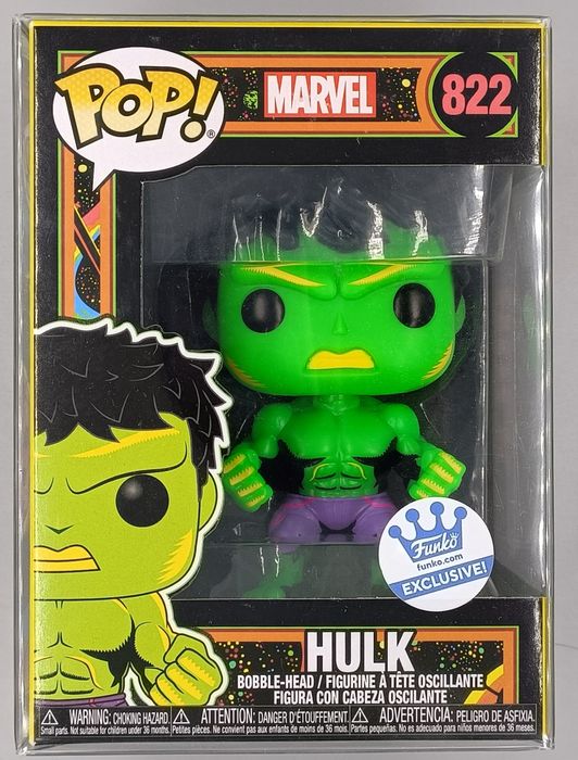 #822 Hulk (Blacklight) - Marvel Avengers Funko POP