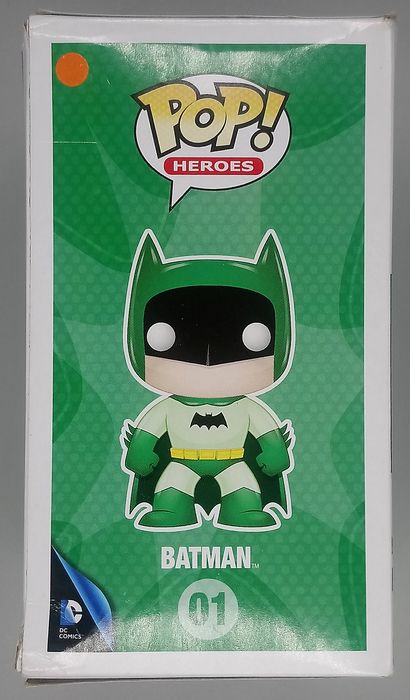 #01 Batman (Rainbow Green) DC Heroes Box Damaged Funko POP