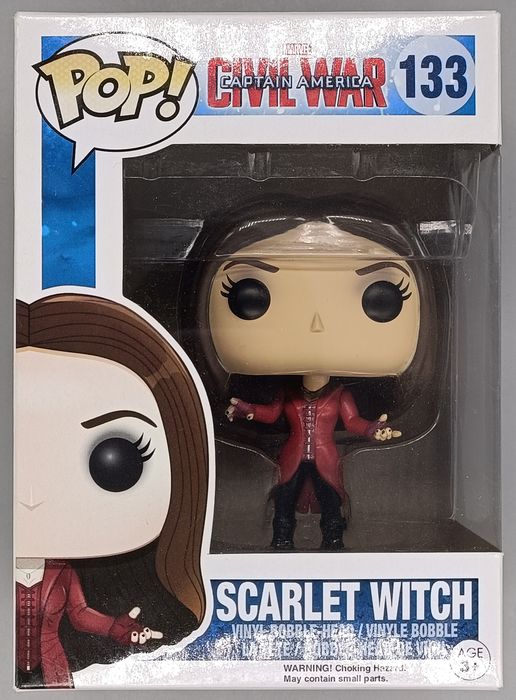 133 Scarlet Witch - Marvel Captain America Civil War - Box Damaged Funko POP