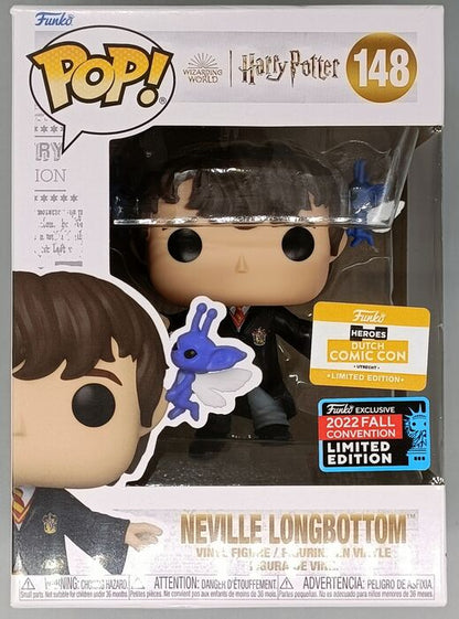 148 Neville Longbottom (w/ Pixies) Harry Potter - 2022 Con - Box Damaged Funko POP