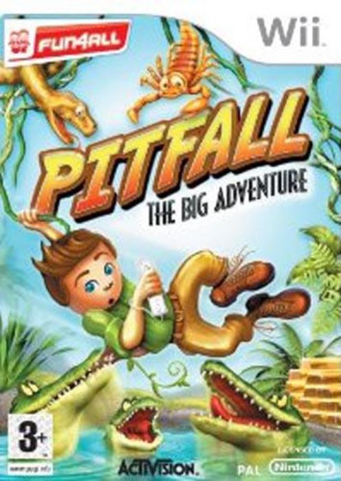 Pitfall: The Big Adventure for Nintendo Wii/Wii-U - [No Manual]